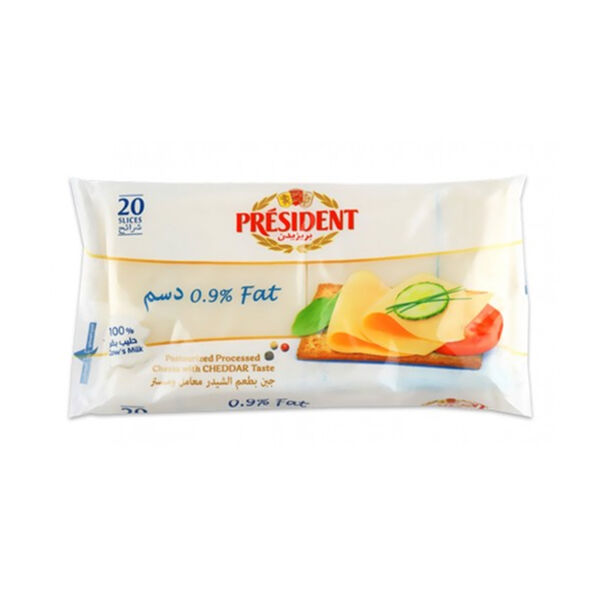 President 20 Slice Light Cheese 400 Gm