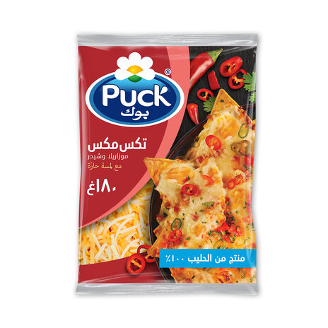 Puck Shredded Mozzarela Tex Mex 180Gm