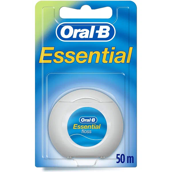 ORAL-B ESSENTIAL FLAT MINT WAXED DENTAL FLOSS 50ML