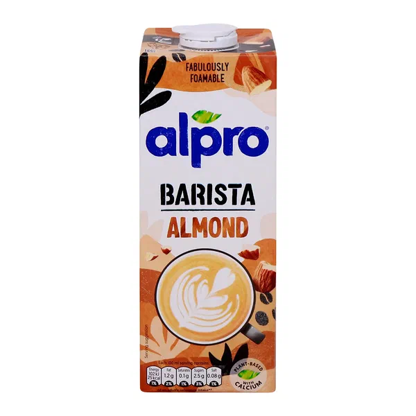 ALPRO BARISTA ALMOND MILK 1LTR - BARISTA ALMOND PLANT BASED MILK