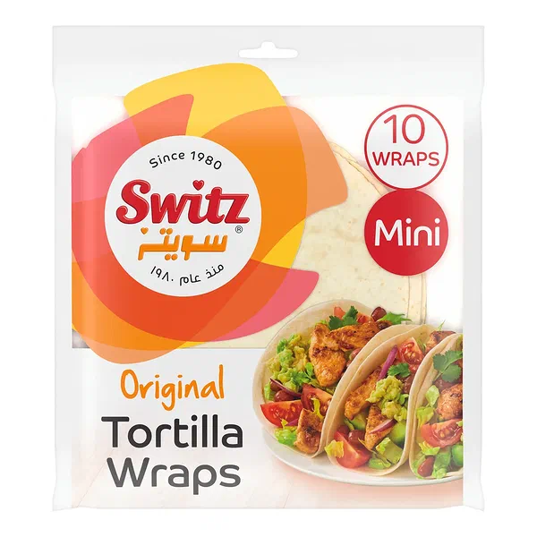 SWITZ MINI TORTILLA 10X25GM - MINI TORTILLA FLATBREAD MULTIPACK