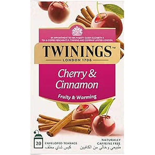 TWININGS INFUSO CHERRY AND CINNAMON SWEET HERBAL TEA 20TB