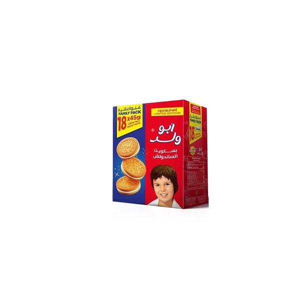 Teashop Abu Walad Vanila Family Pack 18*45Gm