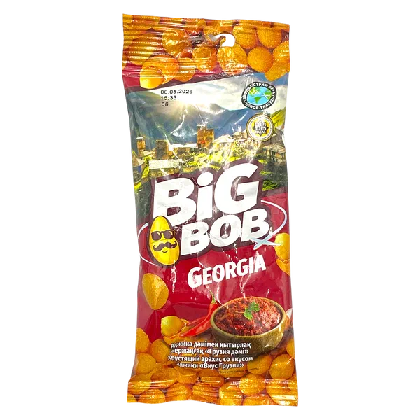 Орехи Big Bob Арахис телятина с аджикой 50г п/п