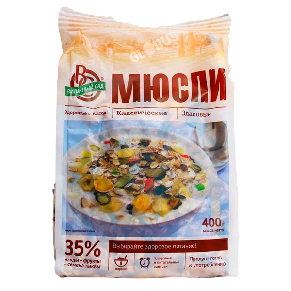 Мюсли Вишневый сад классические 400г