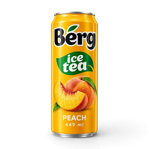 Bergtea Персик муздак чайы 0,449л ж/б