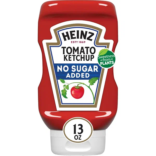 HEINZ 50% LESS SUGAR AND SALT TOMATO KETCHUP 435G