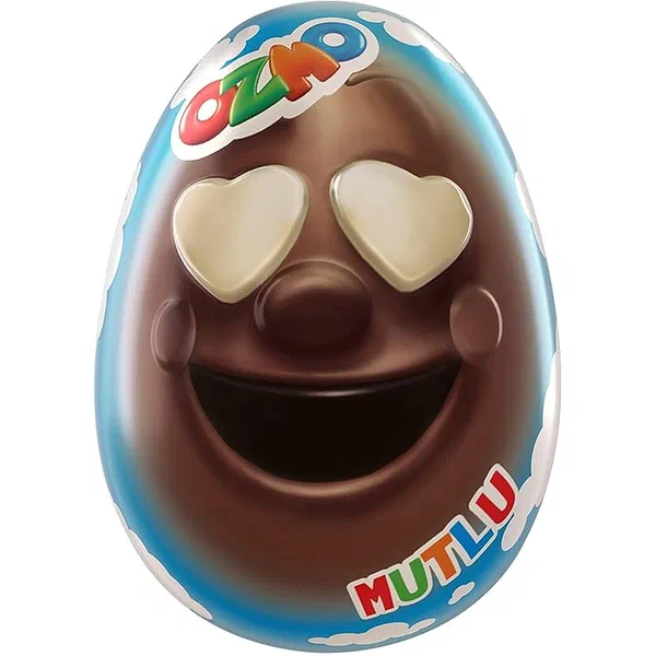 OZMO EGG MILK CHOCOLATE 40G - LARGER MILK CHOCOLATE SURPRISE EGG