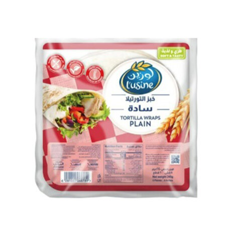 Lusine Tortilla Wrap Plain 8"