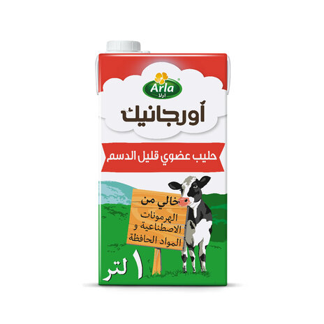 Arla Organic Uht Milk Low Fat 1 L