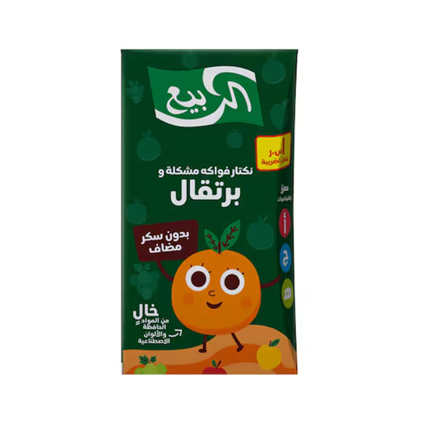 Al Rabie Orange  Mixed Fruit Drink 120Ml