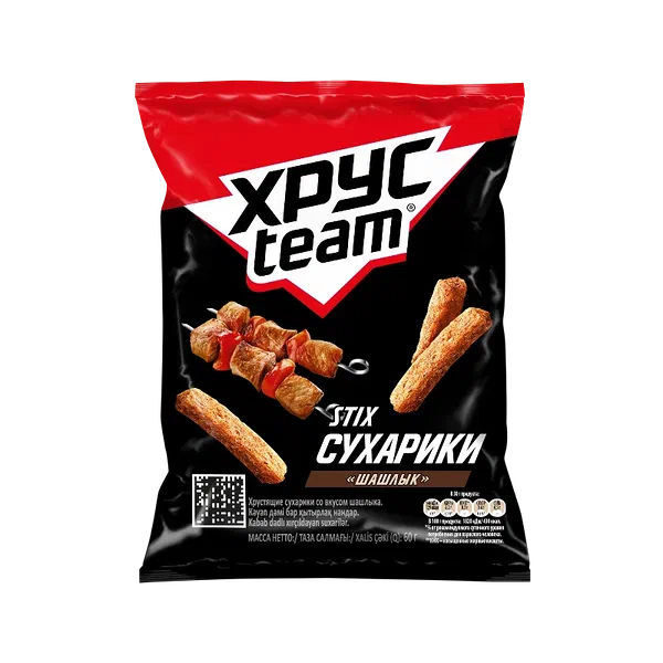 Сухари Хрусteam Шашлык 60г п/п Фрито Лей Россия 24