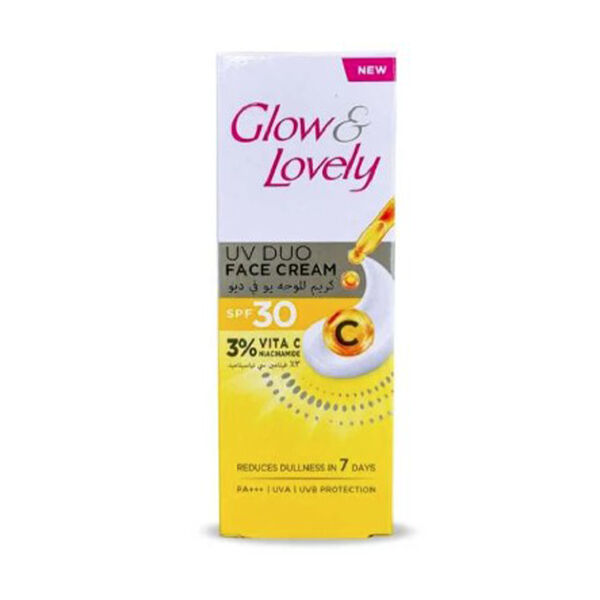 Glow  Lovely Uv Duo Face Cream Spf30 Vitac 50Gm