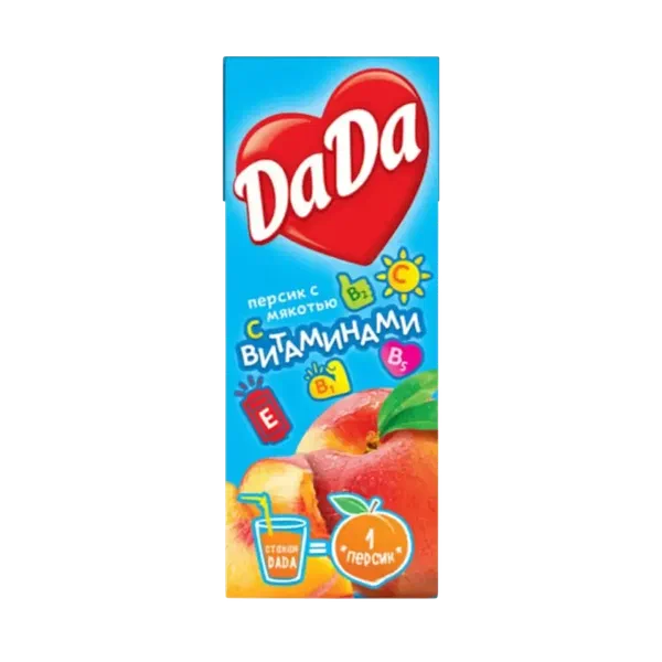 Сок Da-Da персик 0,2л т/п RG Brands Казахстан 18
