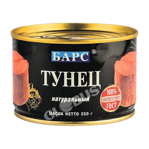 Тунец Барс натуральный 250г