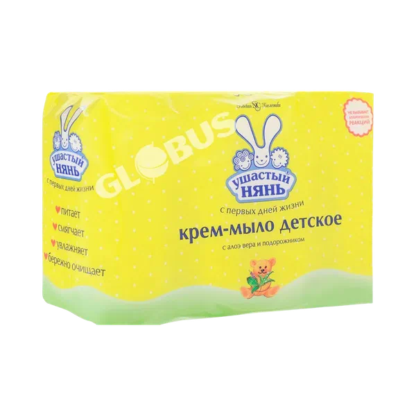 Мыло-крем УН алоэ детск 4*100г