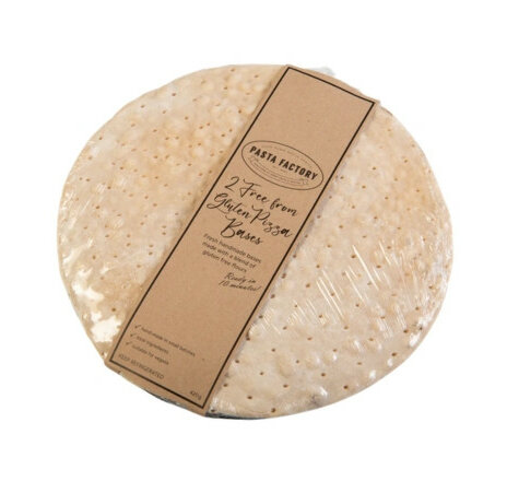 Pasta Factory Gluten Free Pizza Base 2 Pack (Frozen)