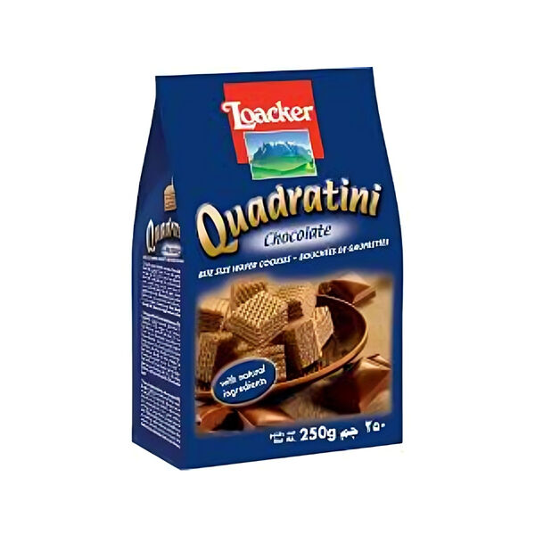 Loacker Quadratini Kakao Chocolat 250 Gm