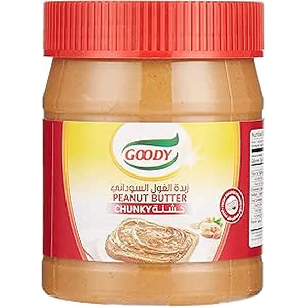 GOODY CRUNCHY PEANUT BUTTER WITH REAL NUT CHUNKS 340G