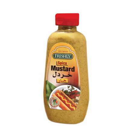 Freshly Spicy Brown Mustard 340 Gm