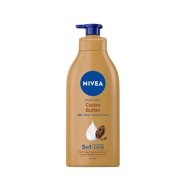 NIVEA COCOA BUTTER BODY LOTION WITH DEEP MOISTURE SERUM 625ML