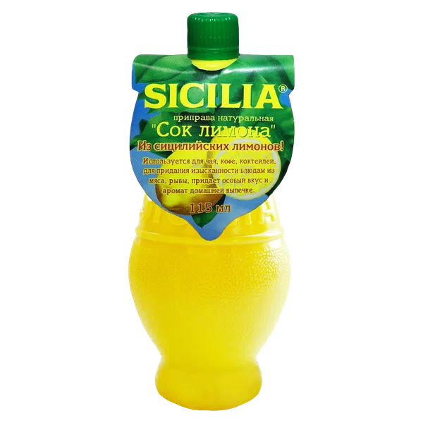 Сок лимонный SICILIA 115мл
