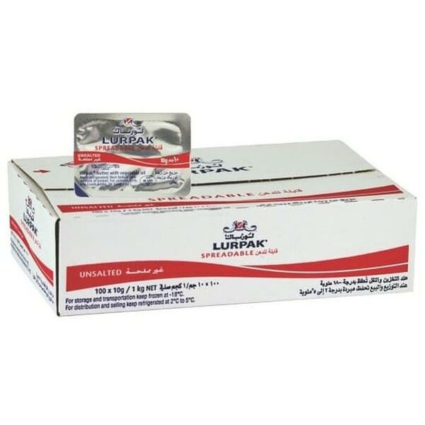 LURPAK BUTTER UNSALTED100X10GM