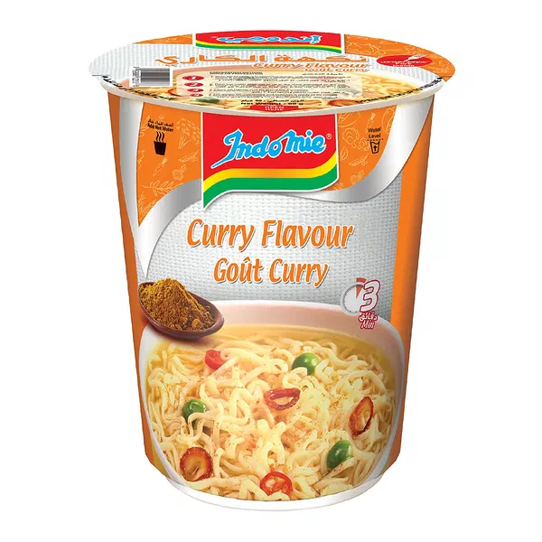 INDOMIE CURRY FLAVOR SPECIAL INSTANT NOODLE CUP HEARTY 82G