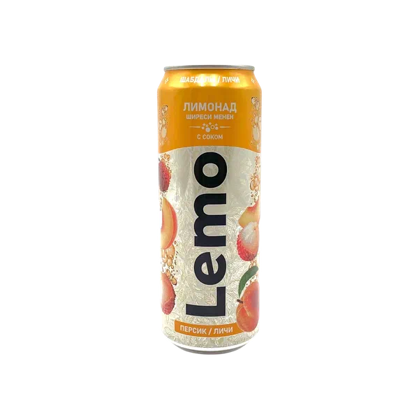 Напиток Lemo Персик-личи газ 0,45л ж/б Кыргызстан 8