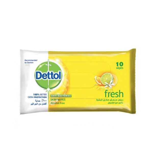 Dettol Anti.Skin Wipes Frsh10S