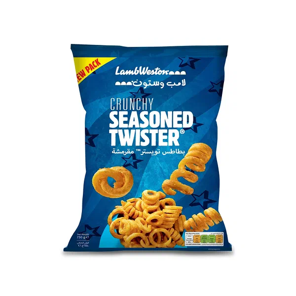 LAMB WESTON TWISTER SEASONED CURLY FRIES 750G