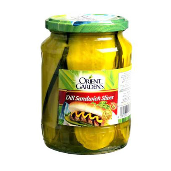 Orient Gardens Sandwich Dill Pickles 680 Gm