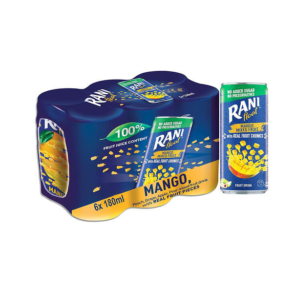 Rani Floats Mango 180Mlx6 No Added Sugar