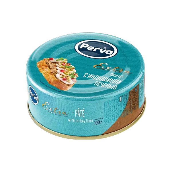 Perva Extra күрптүн боору паштети 100г