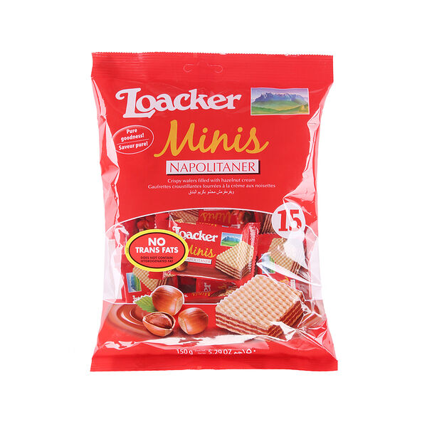 Loacker Minis Napolitaner 150 Gm