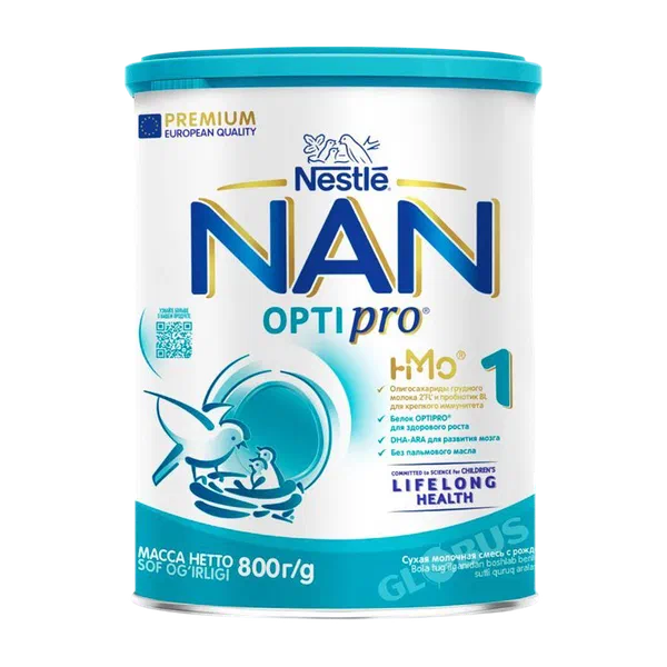 Смесь дет. Nan 1 с бифидобактериями 800г ж/б Nestle