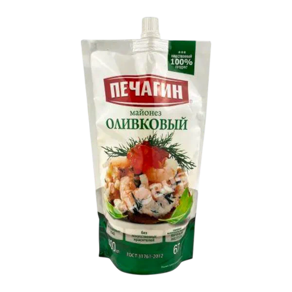 Печагин зайтун майонези 67% 400мл д/п 