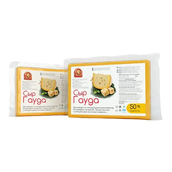 Сыр Emilia Гауда 50% вес в/у
