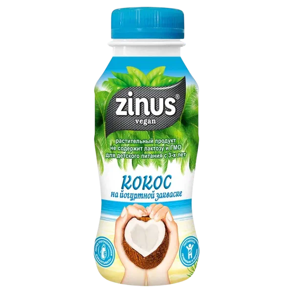 Zinus кокос менен йогурт негизиндеи ичимдиги 250 мл