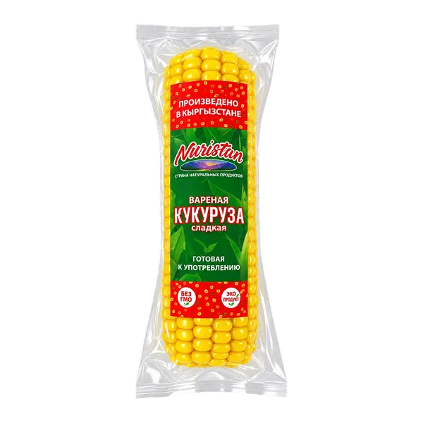 Кукуруза Nuristan варёная 1шт 250г в/у