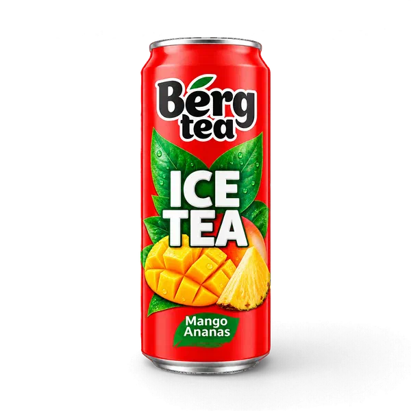 Bergtea Ананас манго муздак чайы 0,449л ж/б