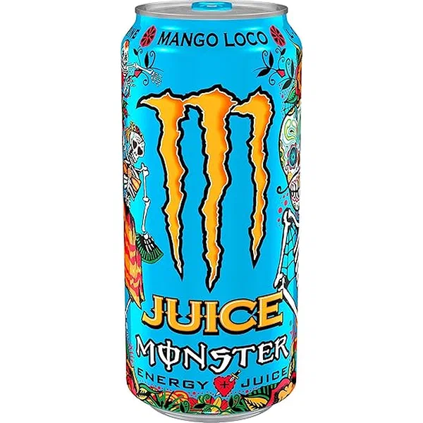MONSTER ENERGY CAN MANGO LOCO 250ML - MONSTER MANGO LOCO ENERGY DRINK