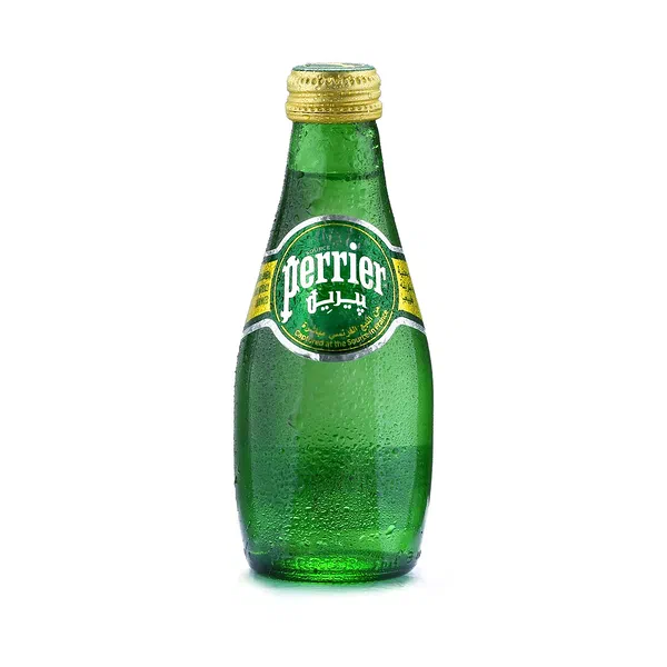 PERRIER REGULAR SPARKLING NATURAL MINERAL WATER 200ML GLASS BOTTLE