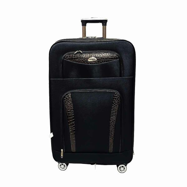 Soft Travel Trolley Black 20 Inch