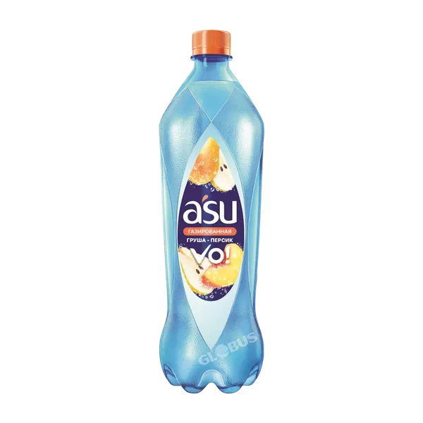 Asu VO! ашкана алмурут/шабдалы газдалбаган суусу 1л п/б