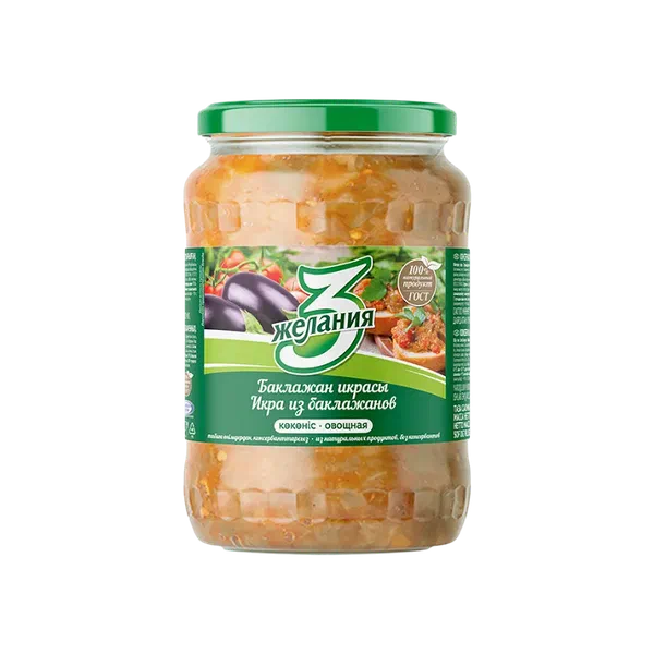 Икра из баклажанов 3 Желания 510г ст/б
