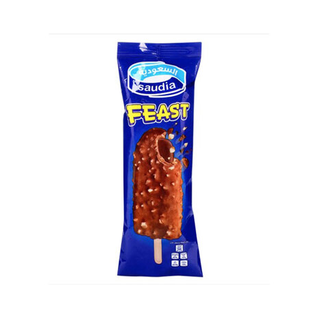 Saudia Premium Stick Feast Chocolate Ice Cream 80M