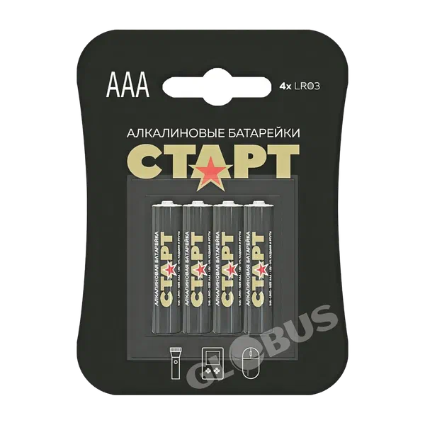 Старт AAA 4д батарейкалары