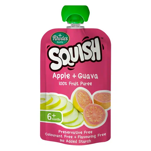 Squish Apple & Guava Baby Food Pouch 110ml