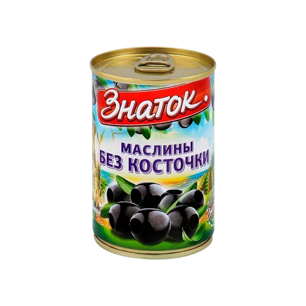 Маслины Знаток конс. б/к 280г ж/б